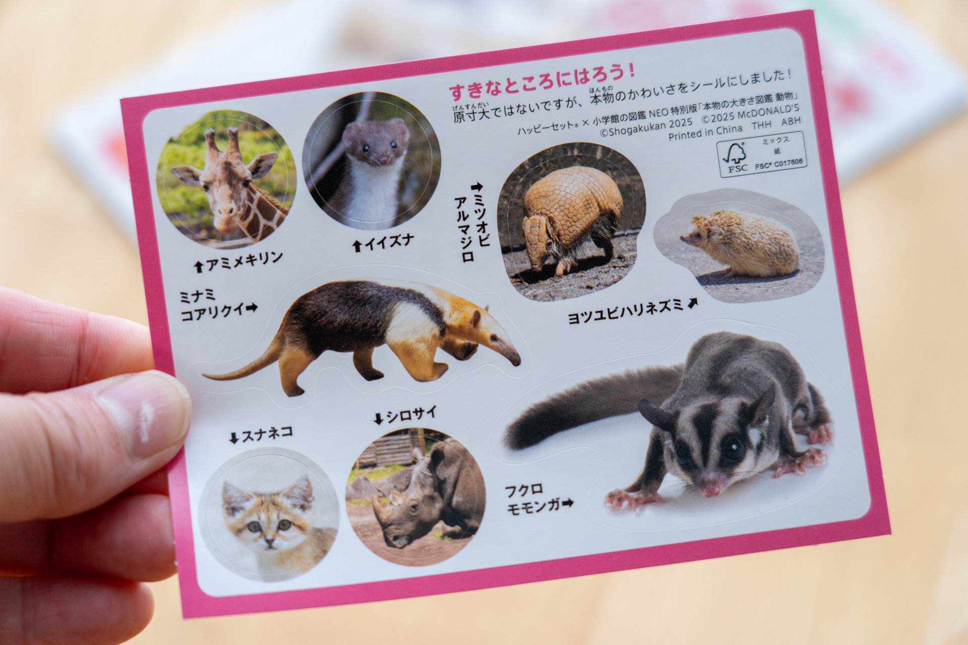 こちらもオリジナルシール付き