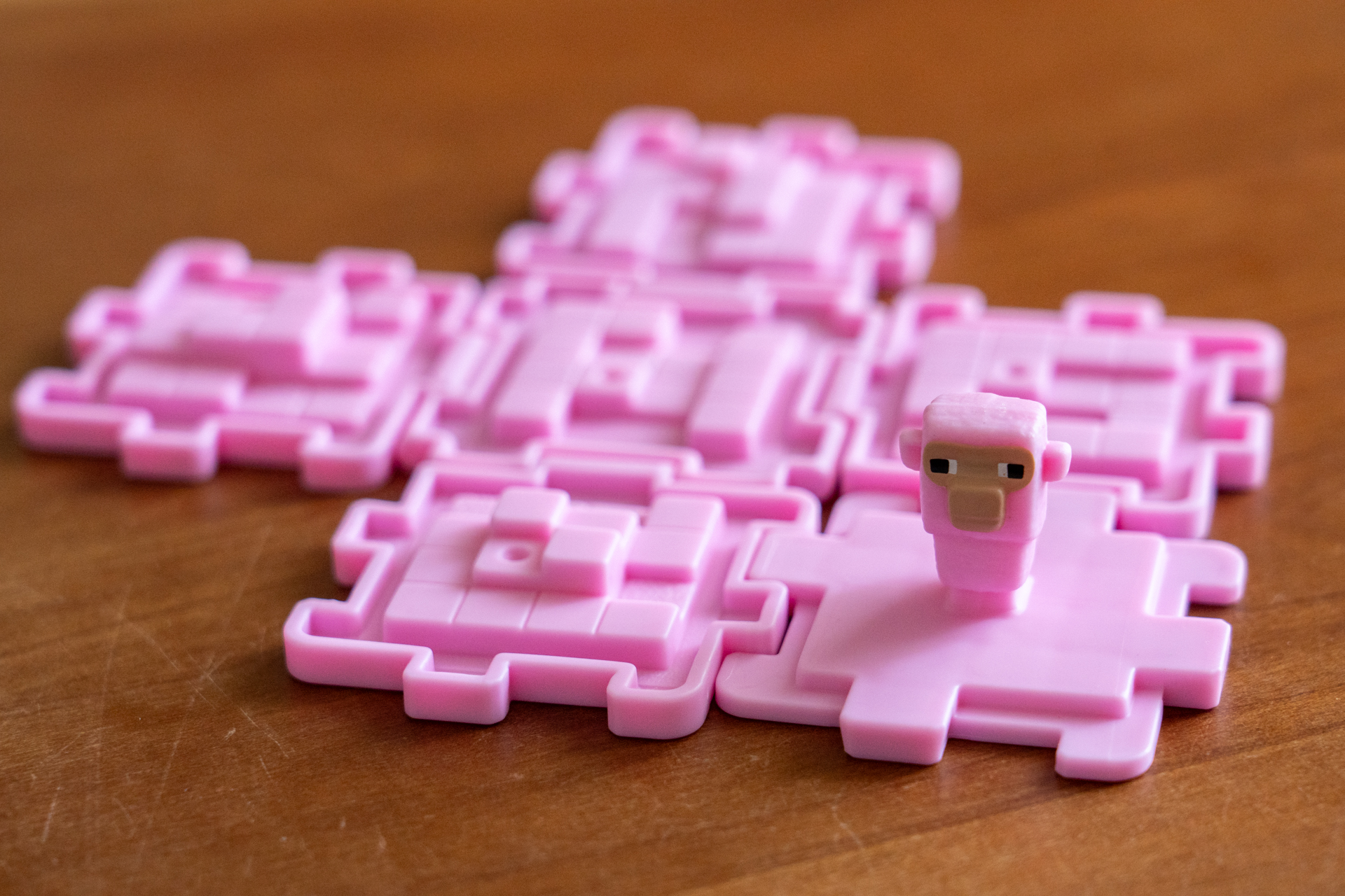 ブロックを広げた様子