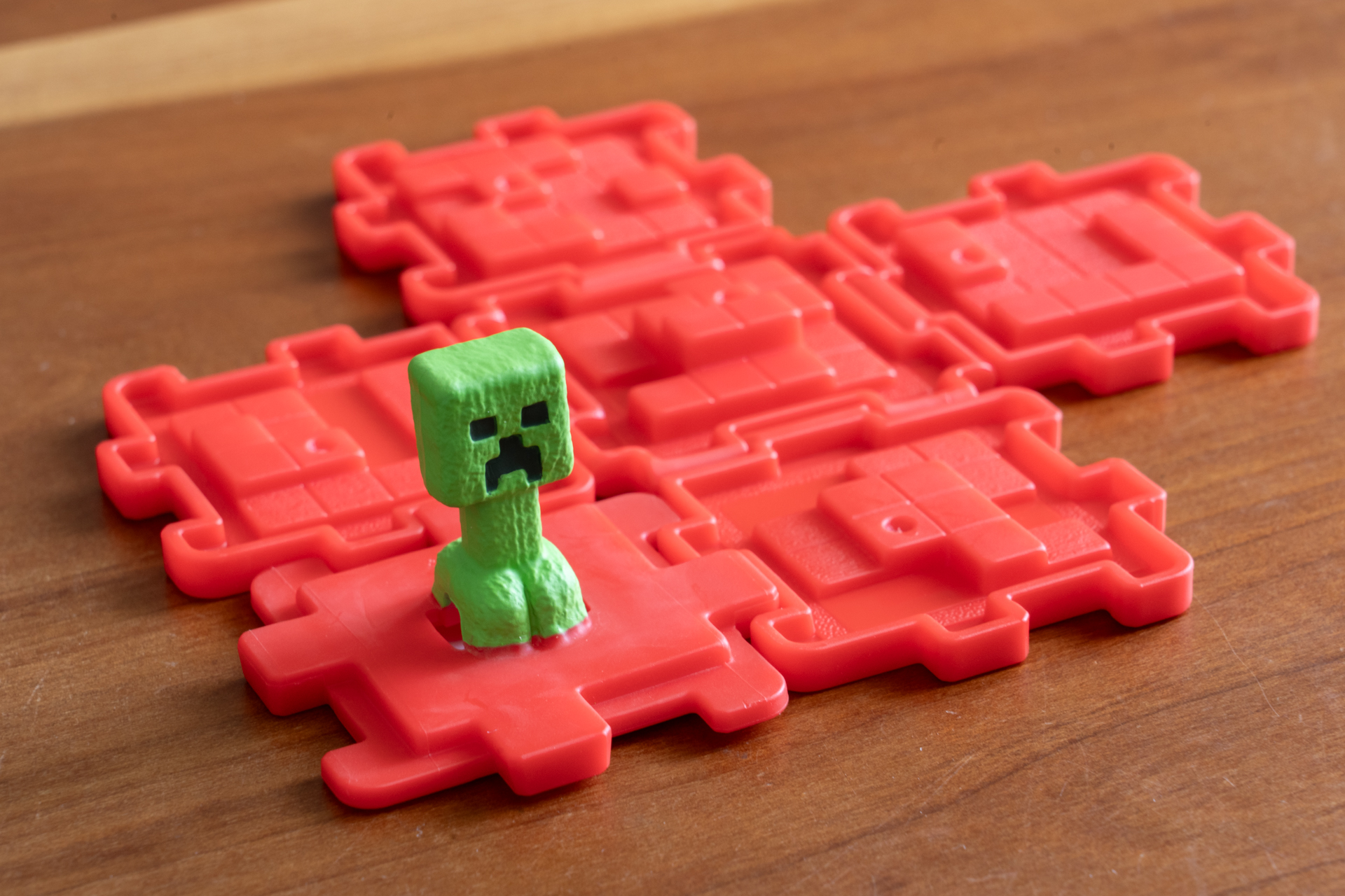 ブロックを広げた様子