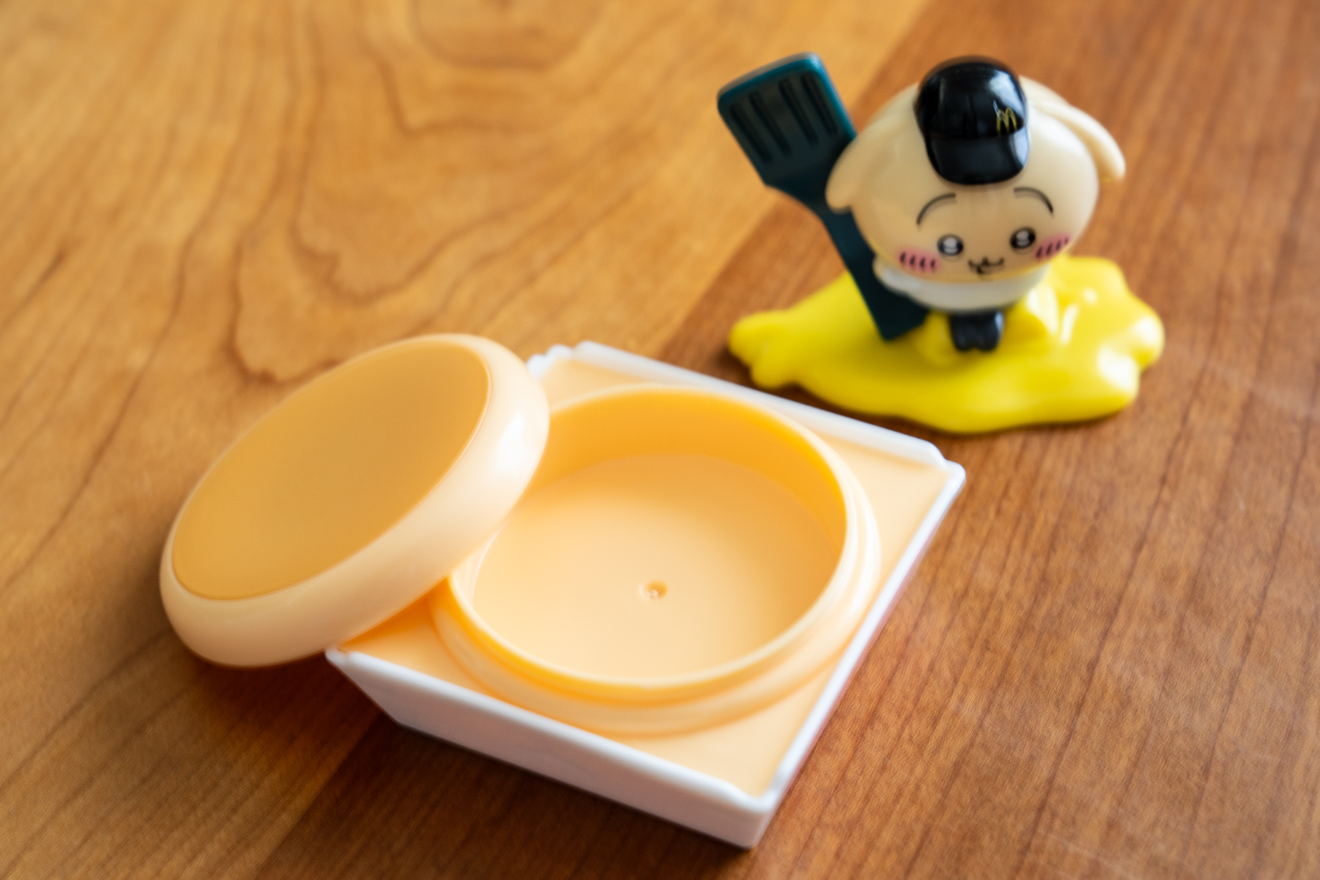 パンケーキがぱかっと開く