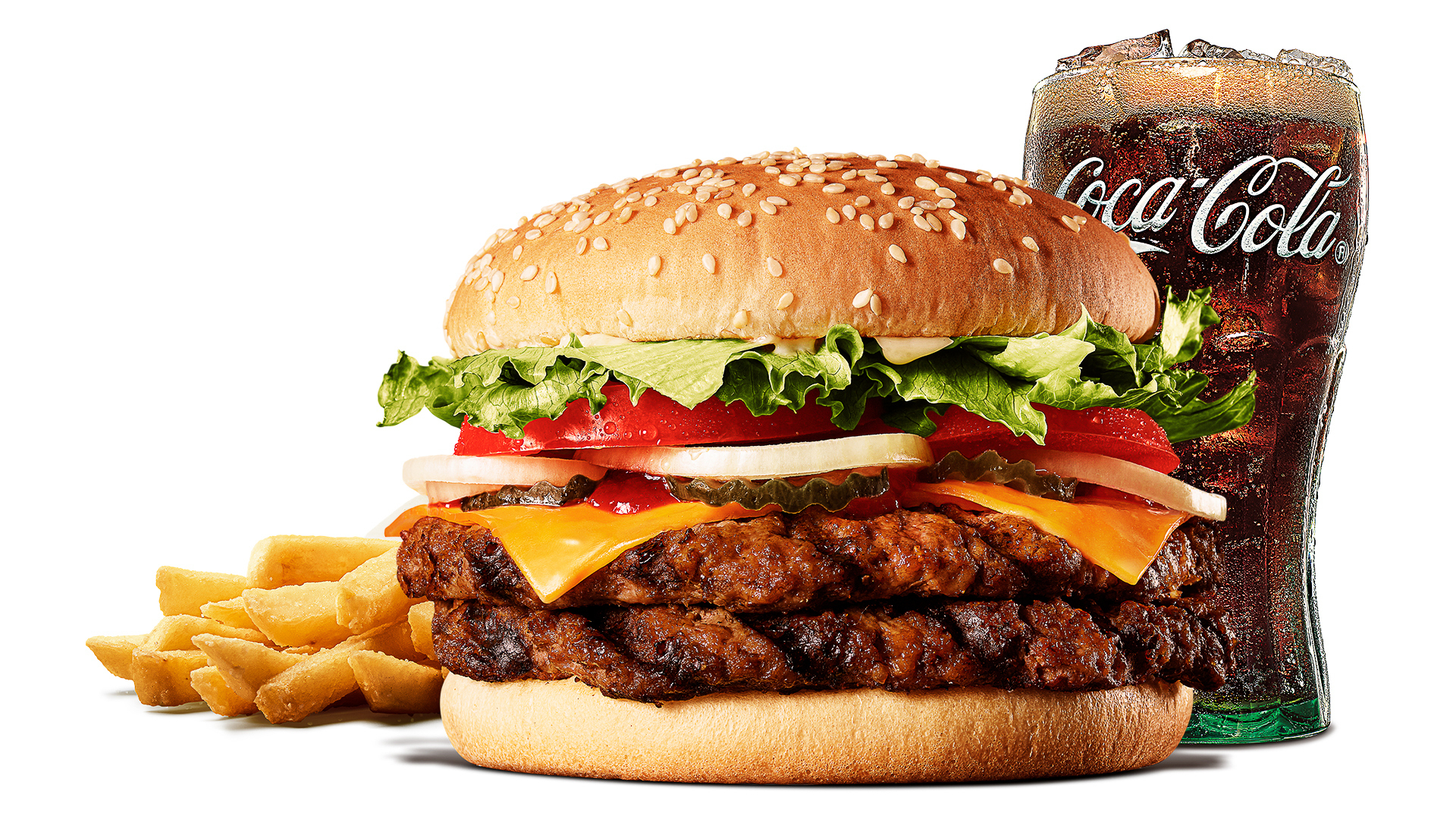 「ダブルワッパー チーズ セット」（1040円←通常1340円）