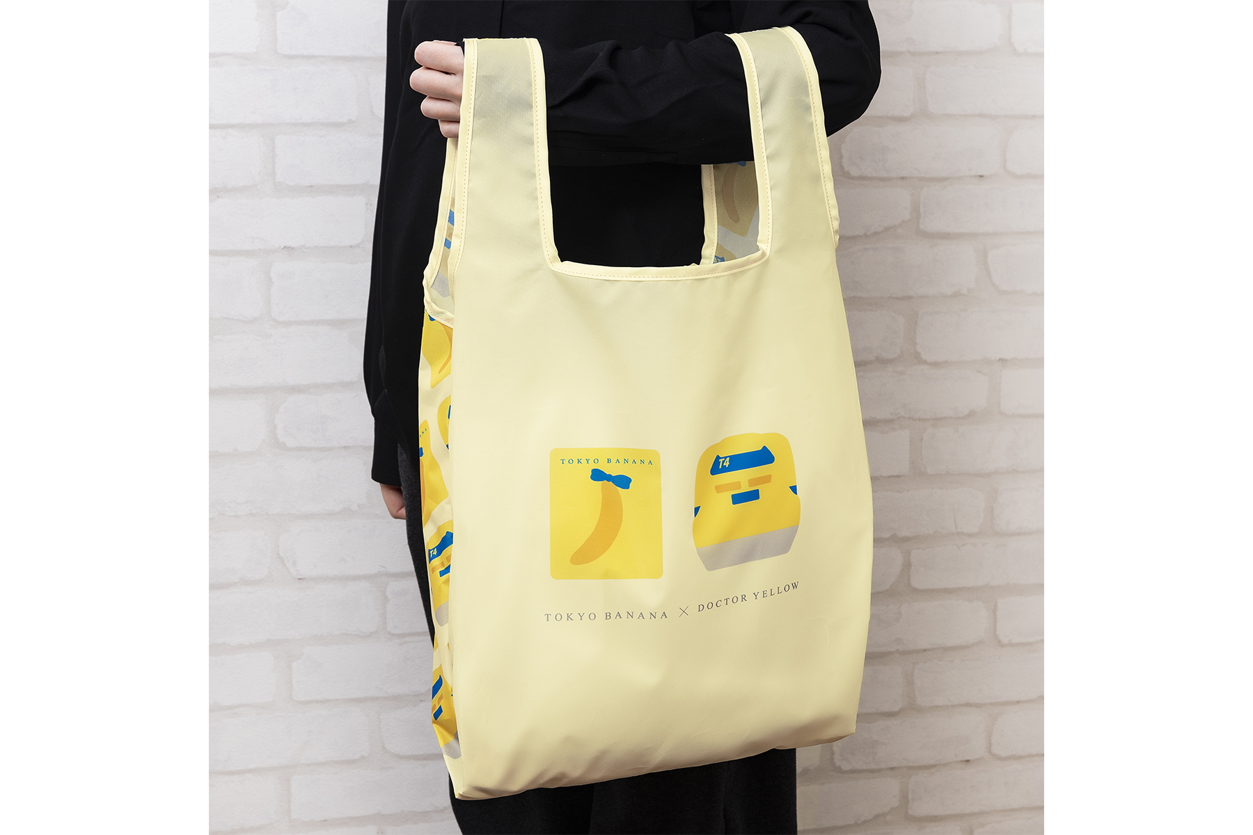 ドクターイエロー（T4編成）と東京ばな奈をデザイン