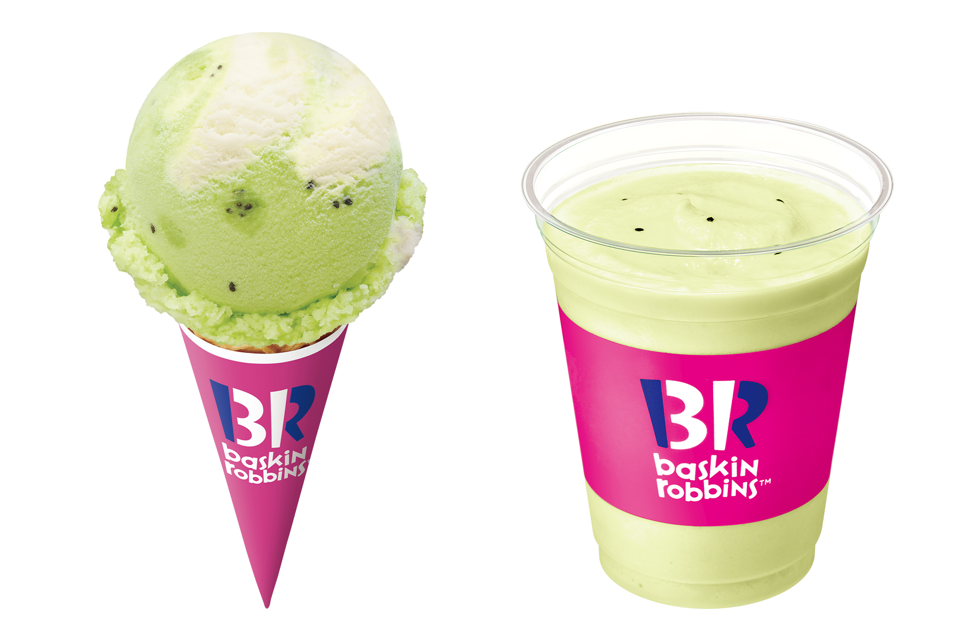 サーティワン「キウイ杏仁豆腐」