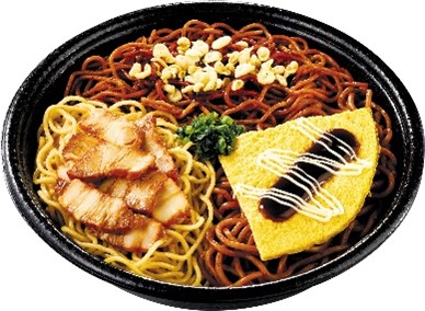 「3種焼そば食べ比べ（ソース・塩・オムそば）」（646円）