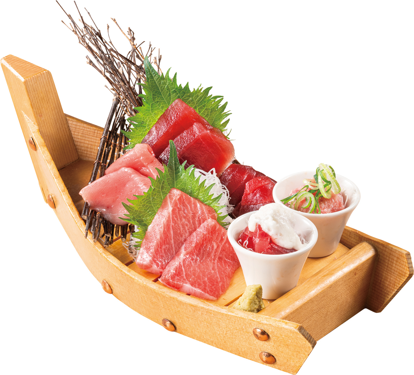 湯浅醤油“蔵匠 樽仕込み”で食べる、まぐろ漁船（1639円）