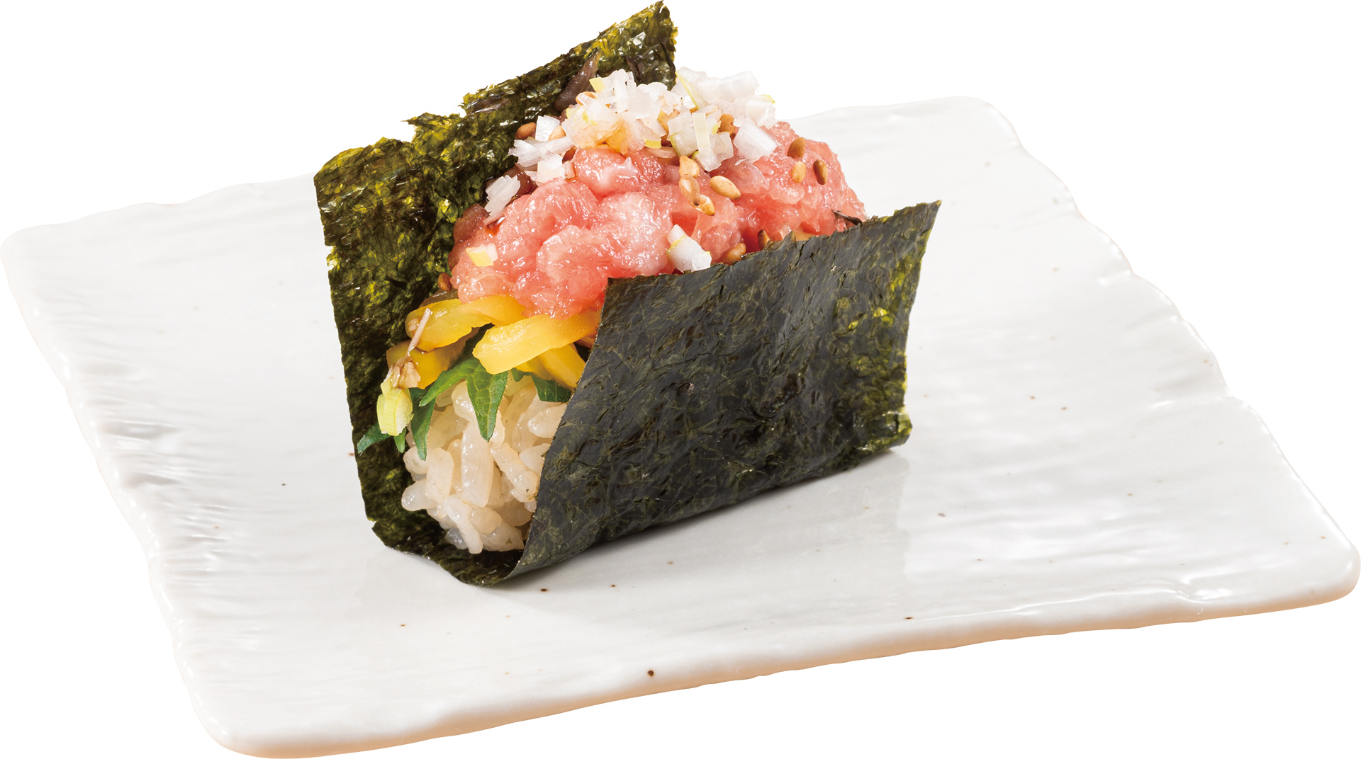 本鮪 大とろたく 絶品包み（352円）