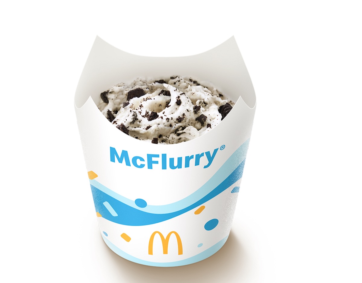 【2024年12月】マックフルーリーの容器を紙製に、マックフルーリー用スプーンを木製に