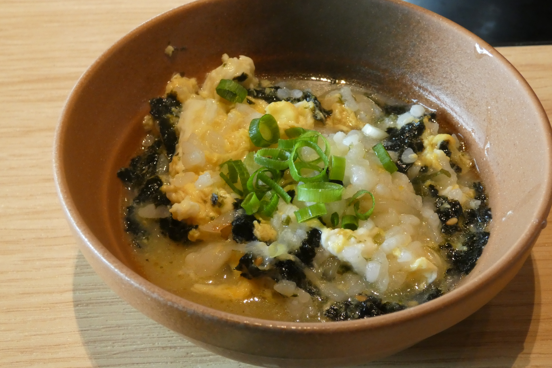 〆の海苔雑炊