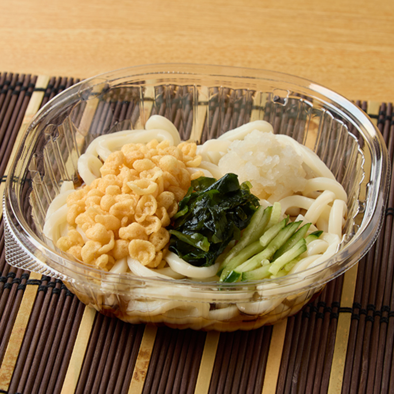 北海道産小麦の小麦粉使用 冷したぬきうどん/冷しぶっかけうどん