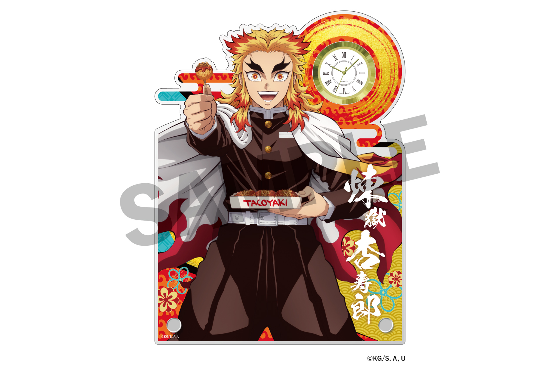 「アクリルクロック」（各7920円）