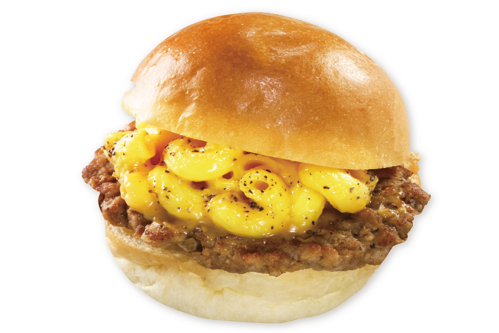 「3SKM マッケンチーズバーガー」（400円）