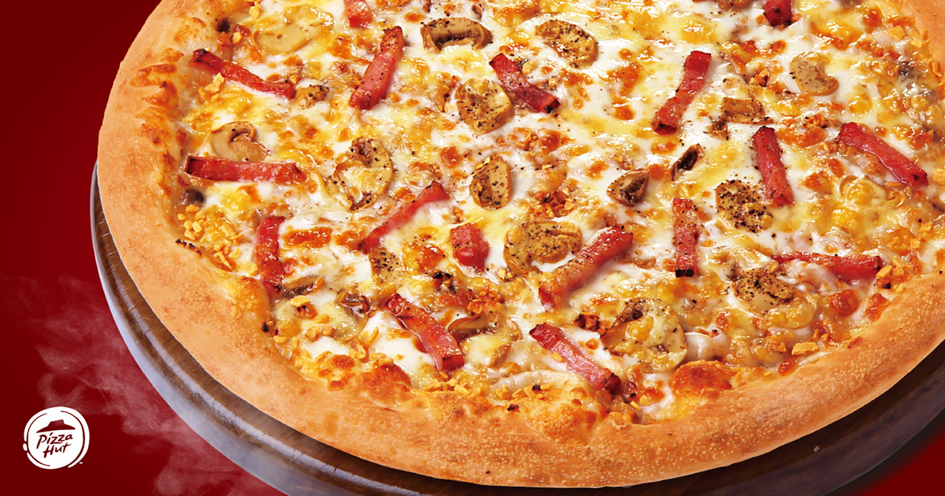 「にんにくマシマシ 大人のベーコンマッシュルーム」