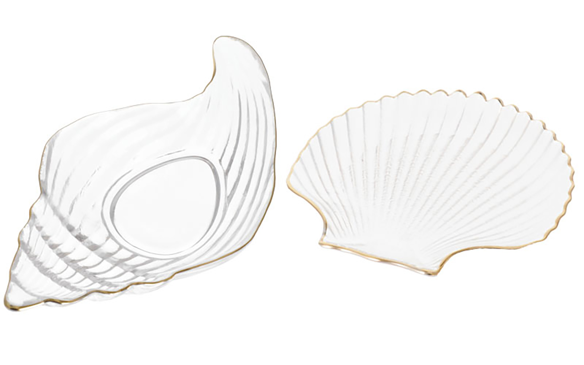 「プレート マキガイ」（左）、「プレート ホタテ」（右）