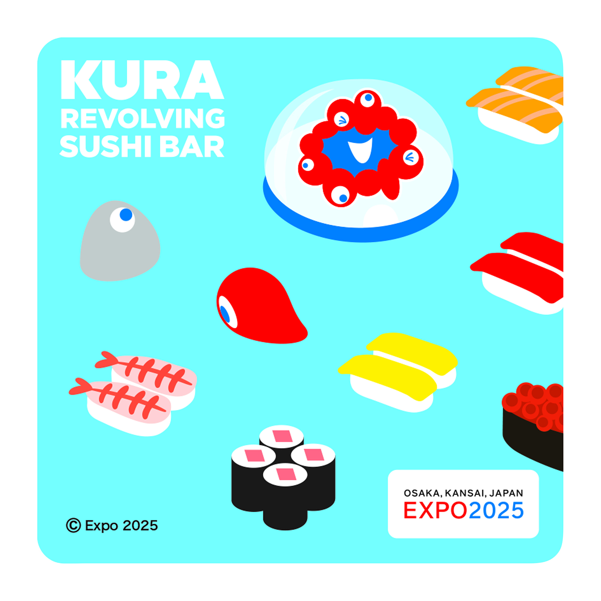 EXPO2025 ステッカー（2枚セット）