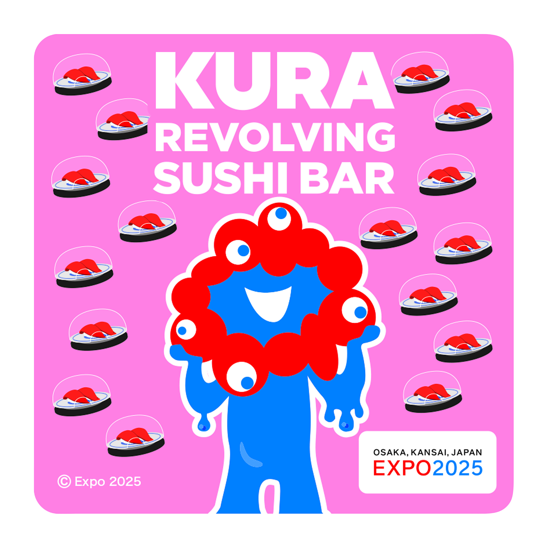 EXPO2025 ステッカー（2枚セット）