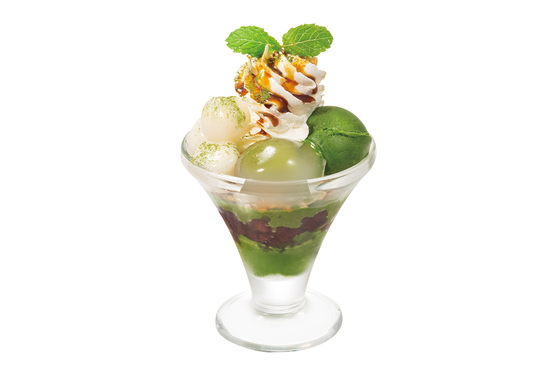 抹茶白玉ミニパルフェ（693円）