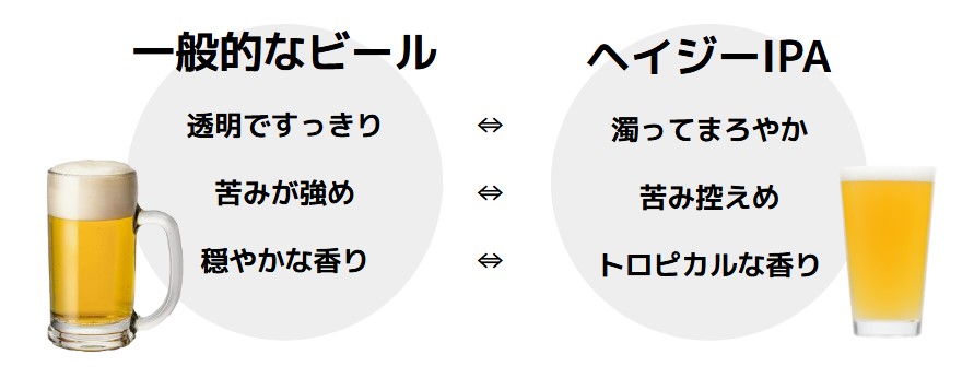 一般的なラガービールとの比較