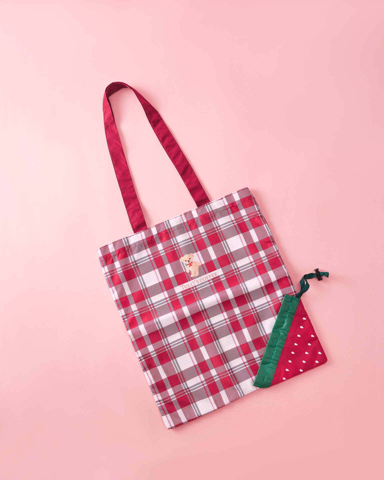 「ストロベリーECOバッグ（チェック）」（1760円）
