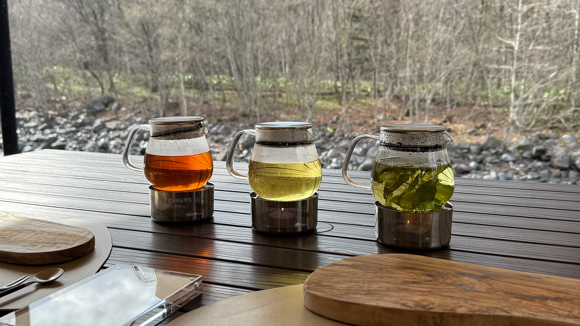 3種類のホットティー