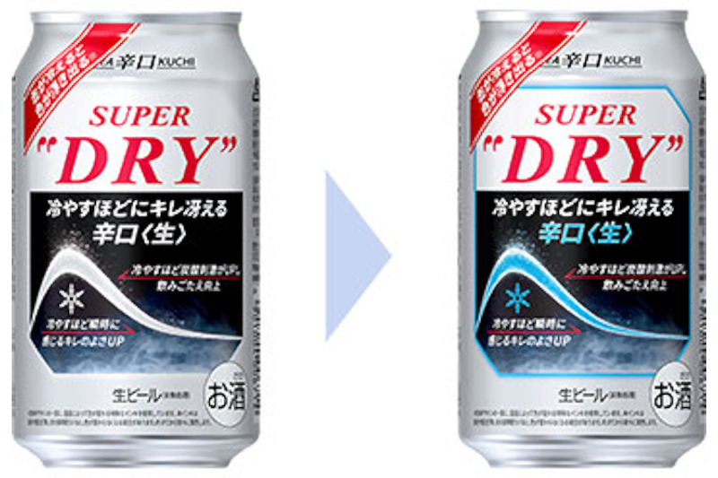 アサヒスーパードライ 示温インキデザイン缶