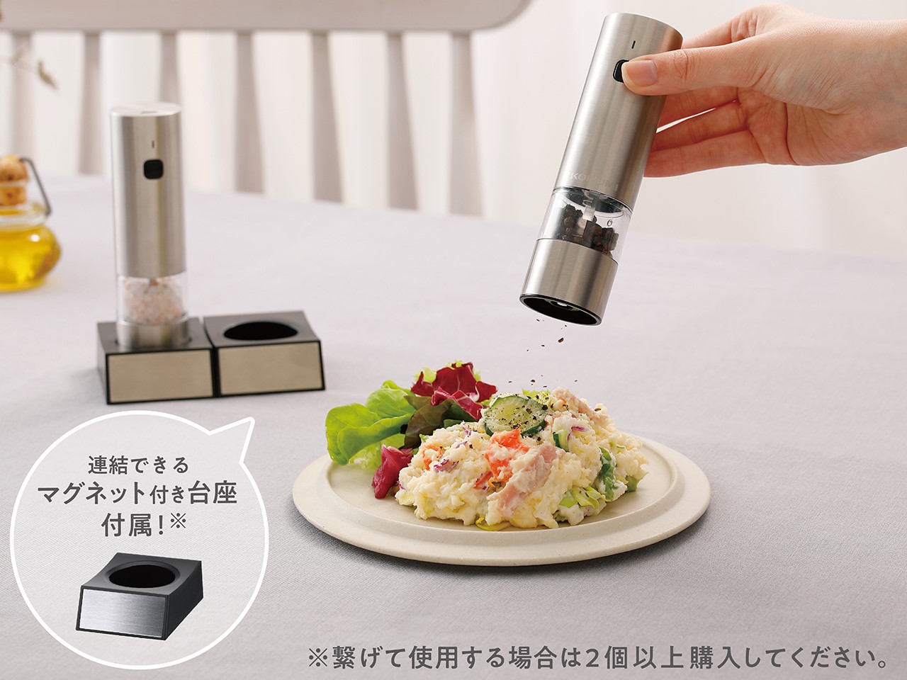 片手で簡単ワンプッシュ