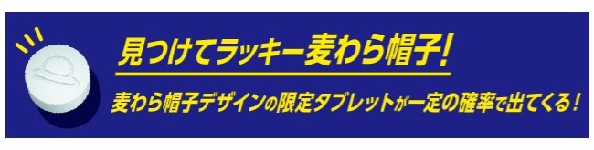 見つけてラッキー、麦わら帽子デザインレリーフ