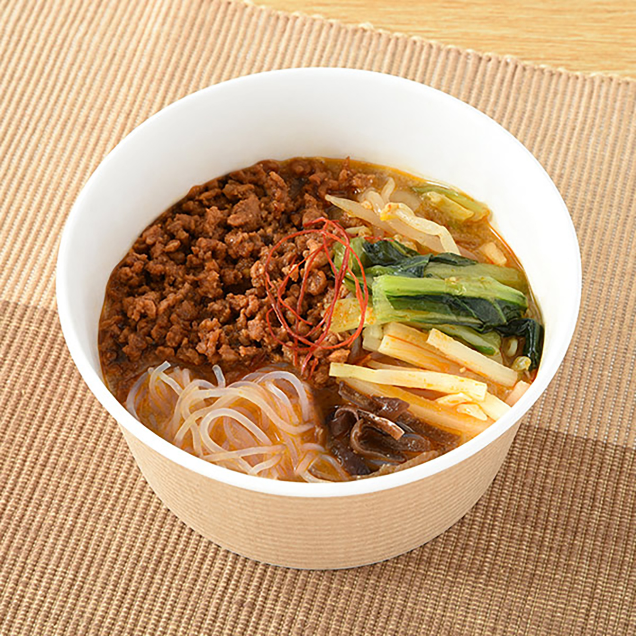 「胡麻の香りとコク 担担春雨スープ」（468円）