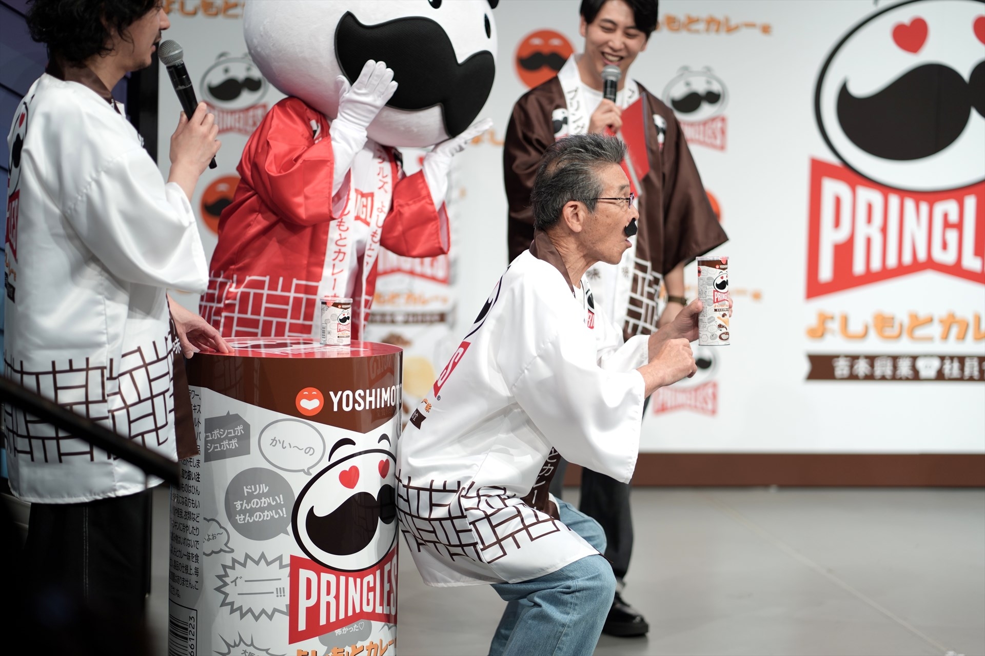 プリングルズ向けのギャグ「おいしい～の」