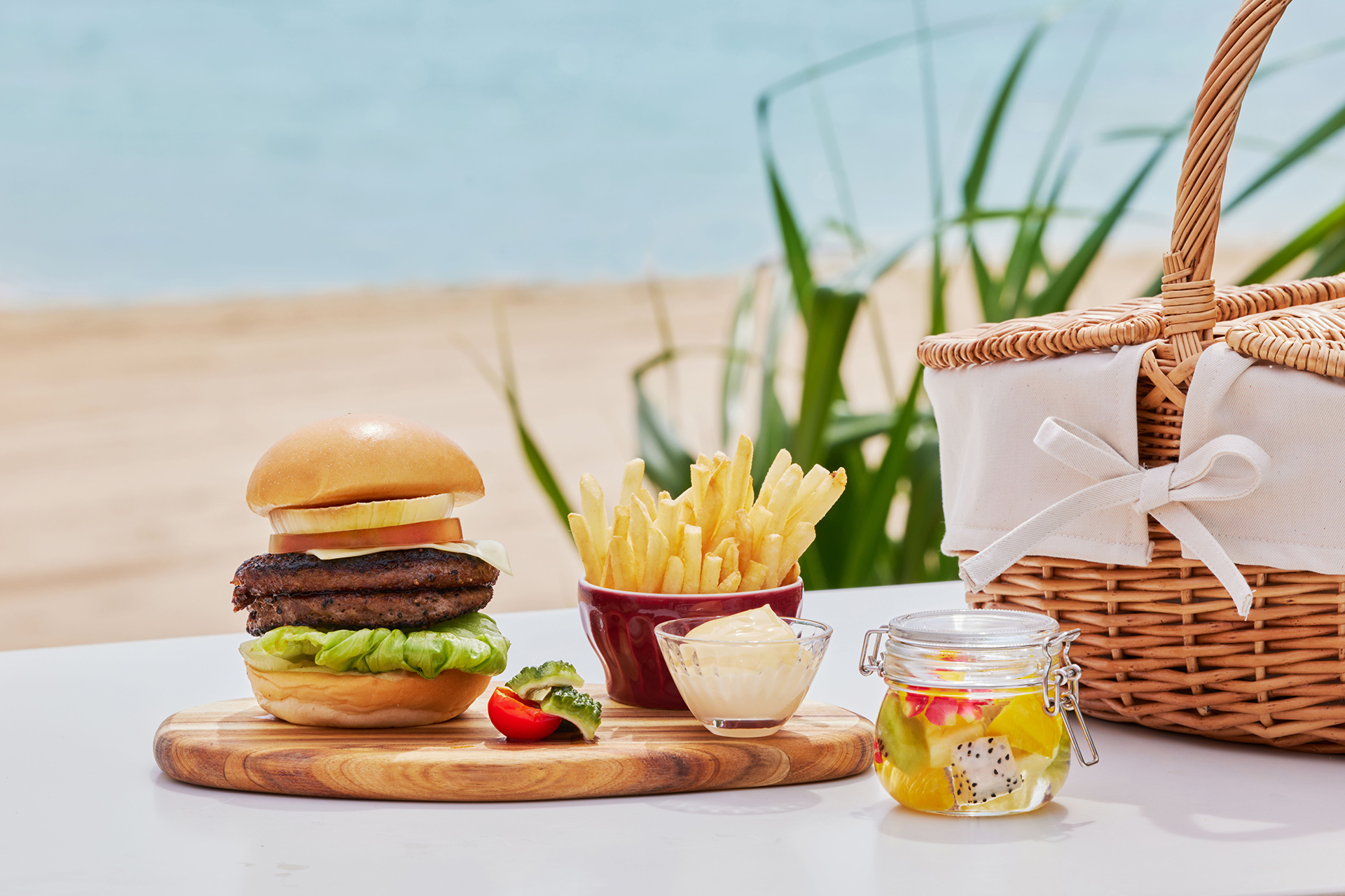 「黒糖クラシックバーガー」