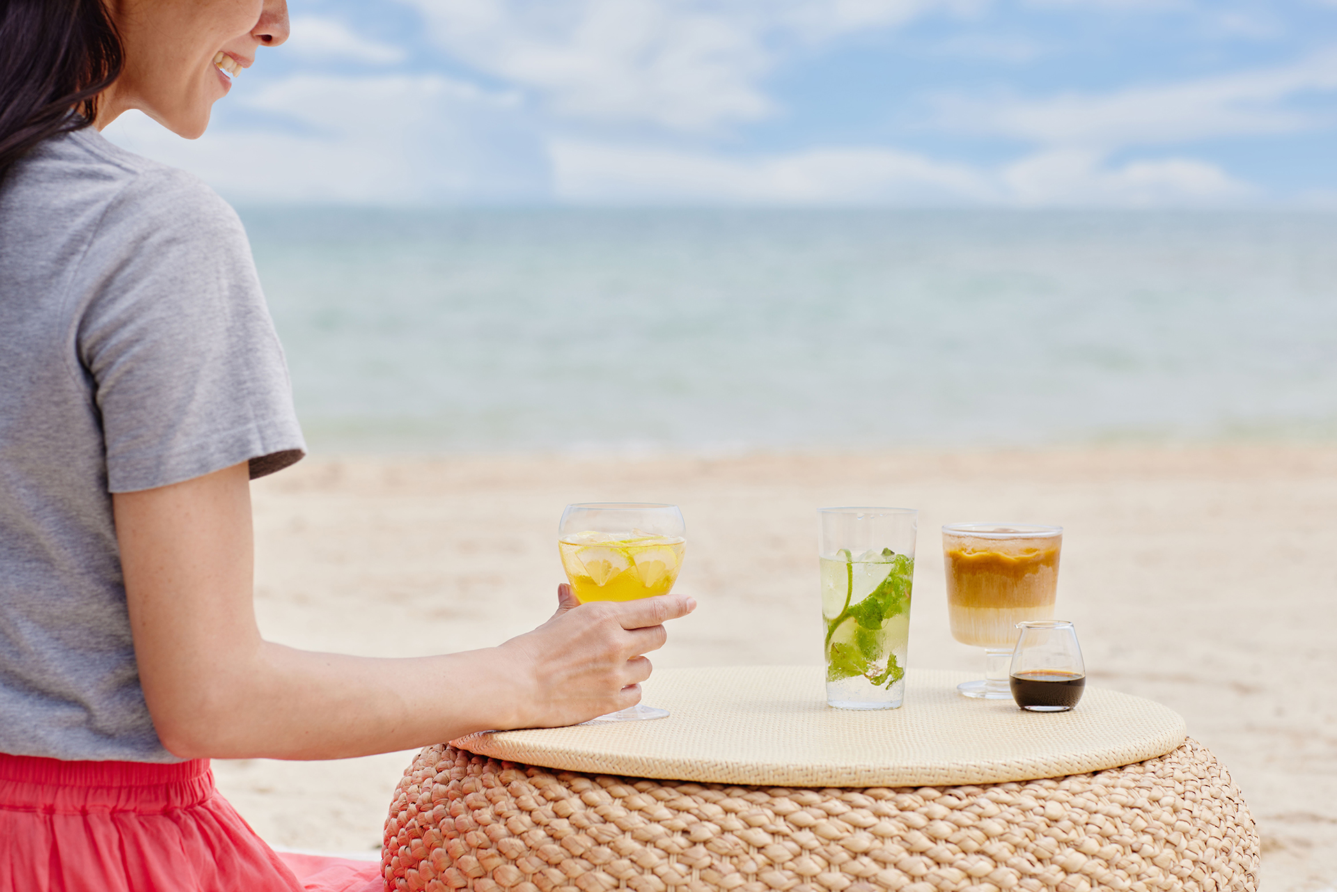 黒糖を使った5種類のドリンクをフリーフローで楽しめる