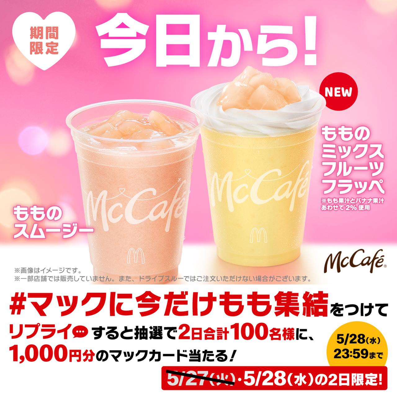 5月27日～28日のキャンペーン