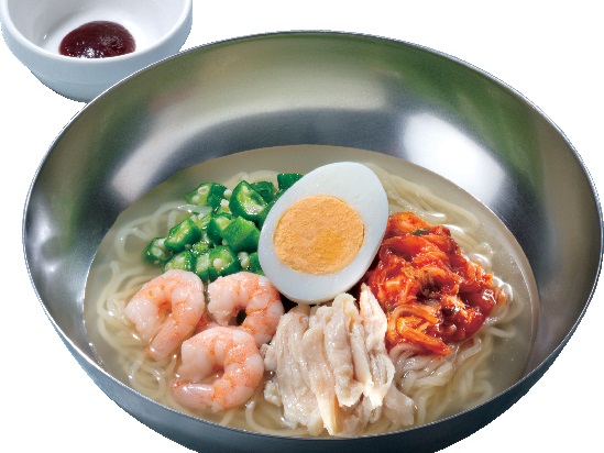 海老と蒸し鶏のコク旨冷麺