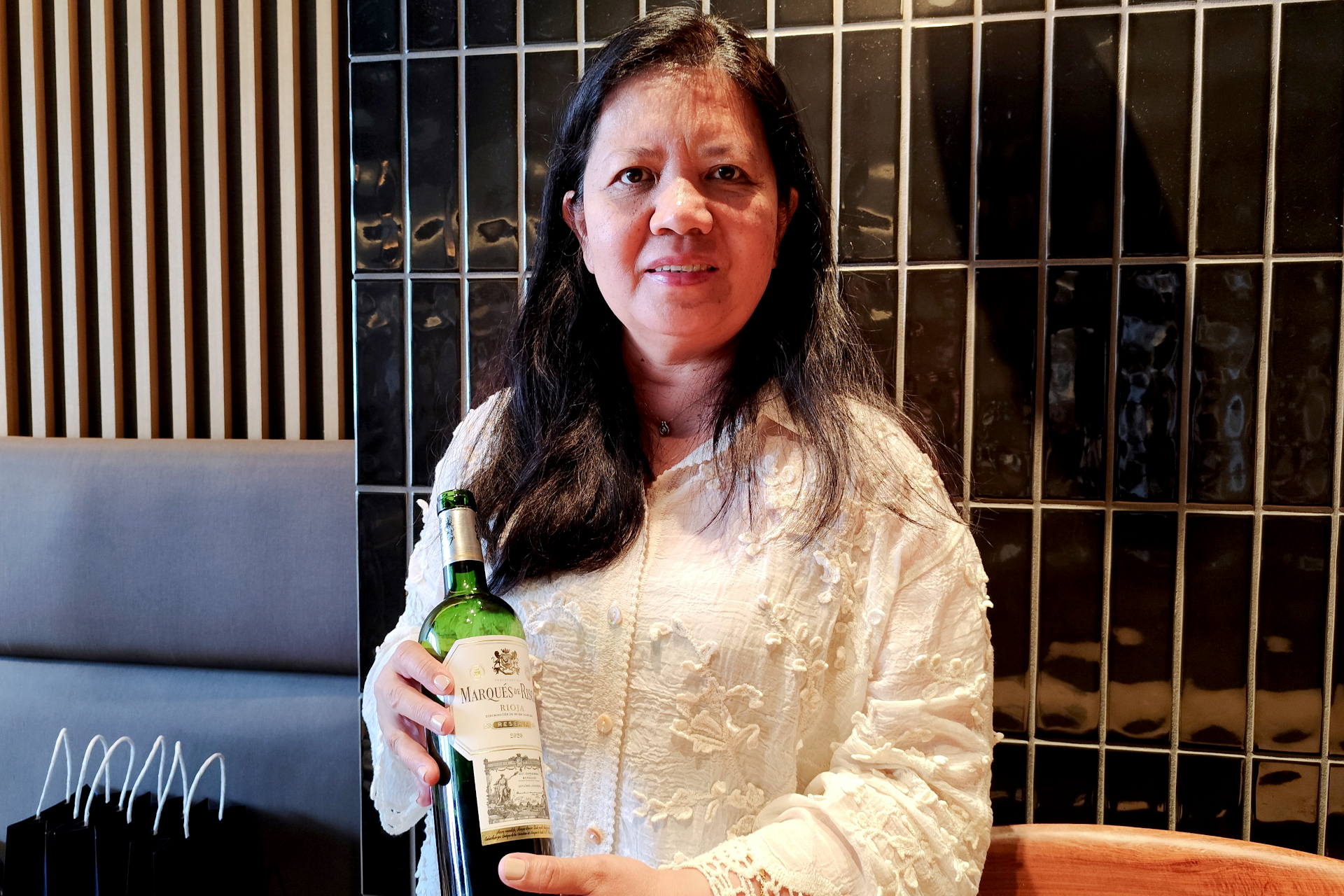 マルケス・デ・リスカル 輸出担当のエロイザ・スアソ氏