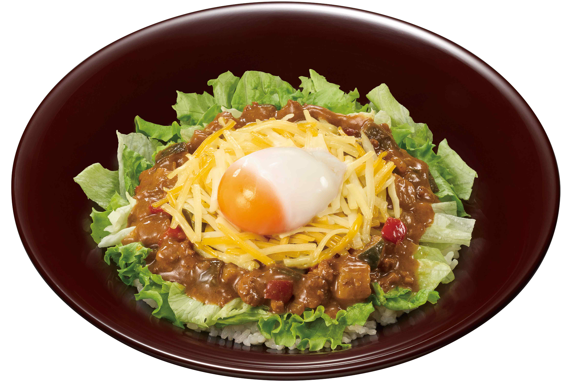 すき家「チーズスパイシーキーマカレー丼」（並盛 830円、ご飯大盛 880円）