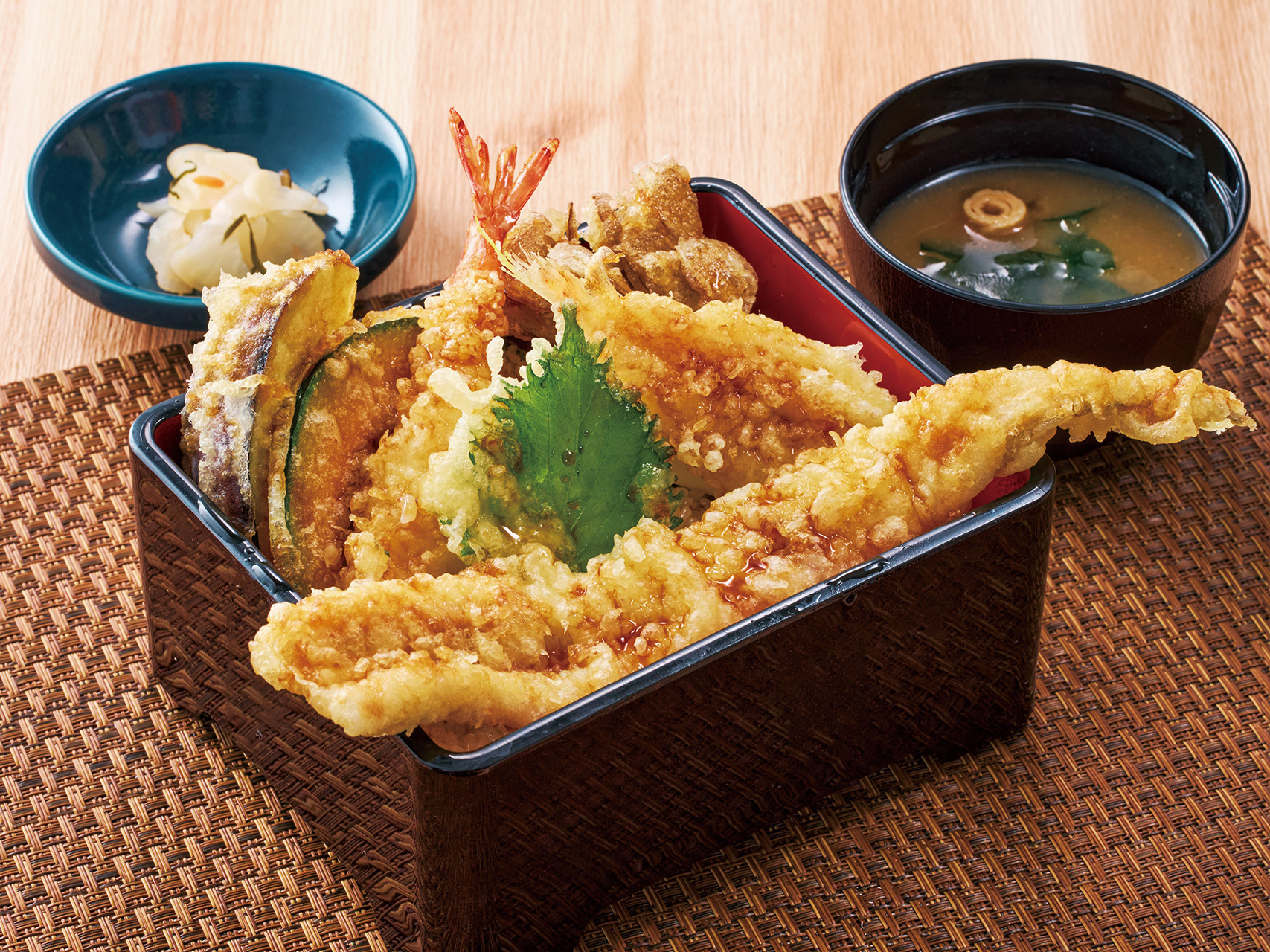 活〆一本穴子天重