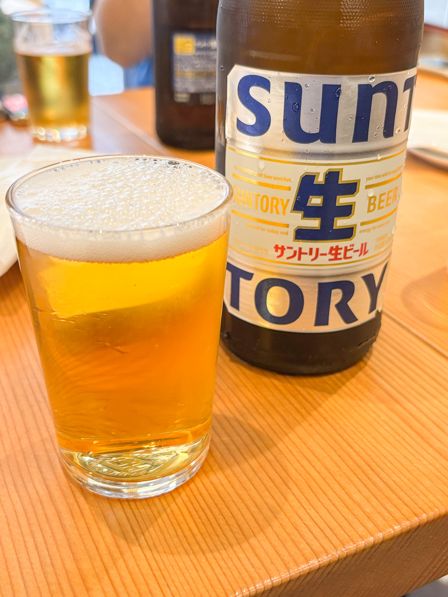 キンキンに冷えた「サントリー生ビール」