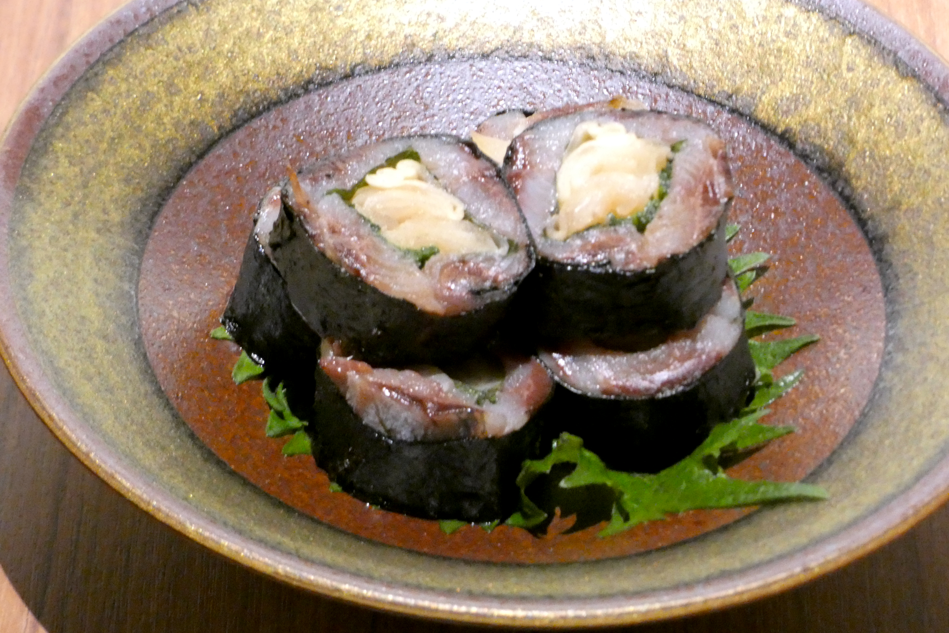 【有明海苔】いわし薬味巻