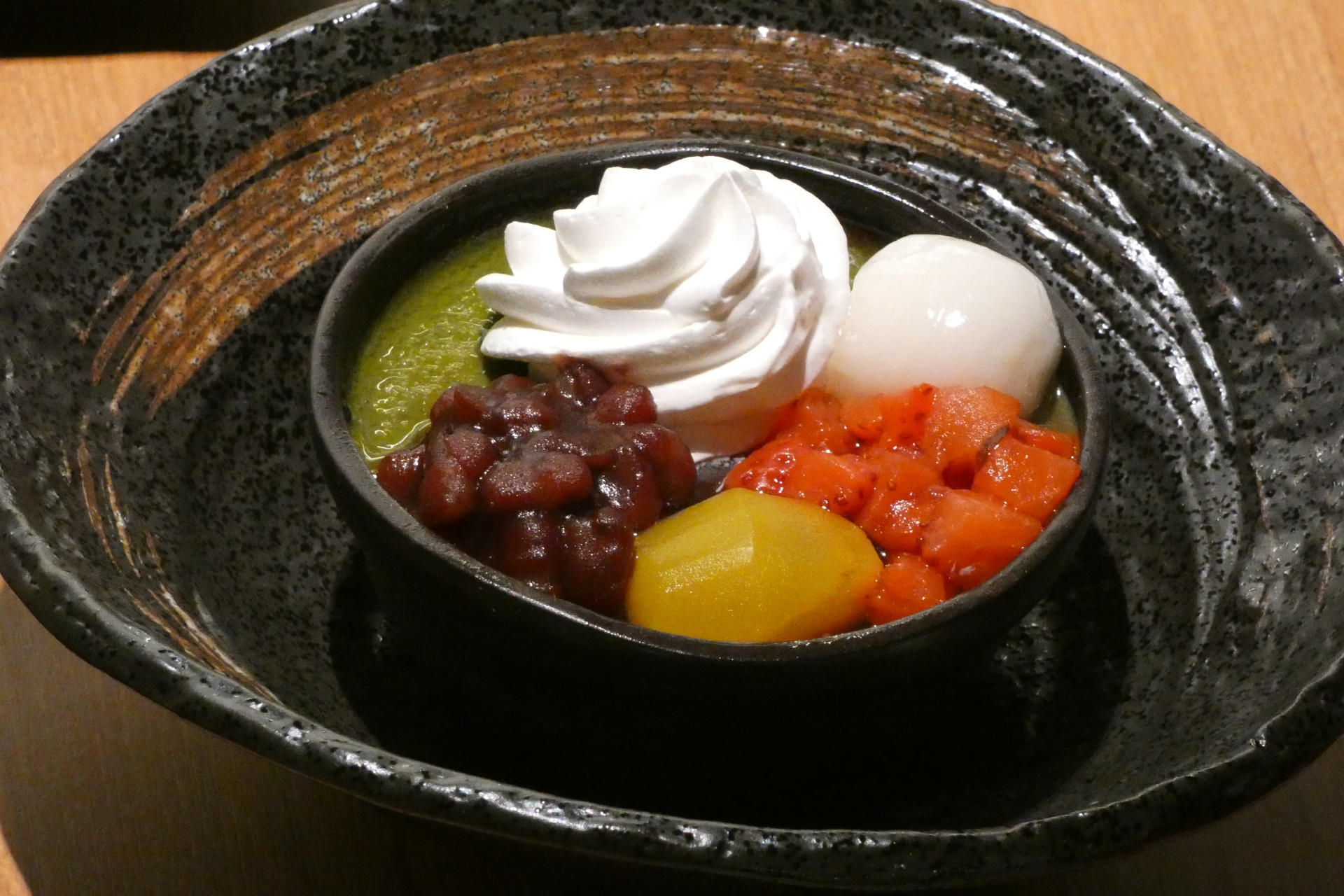 抹茶アイスブリュレ