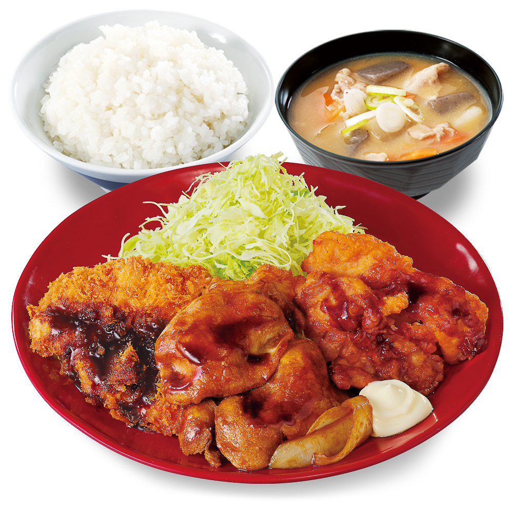 「豚DX定食」（1089円）