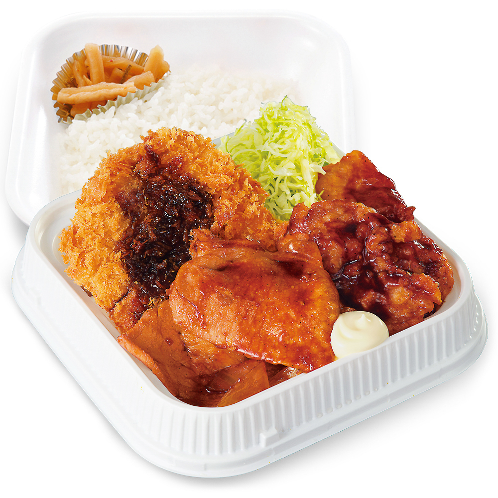 「豚DX弁当」（1069円）