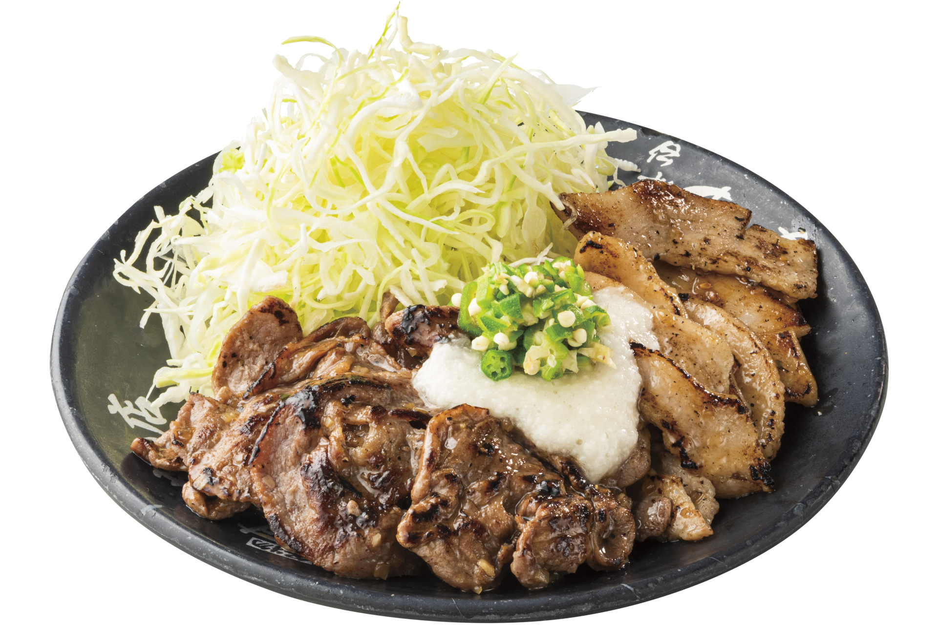 ぶっかけ牛タン豚トロ定食