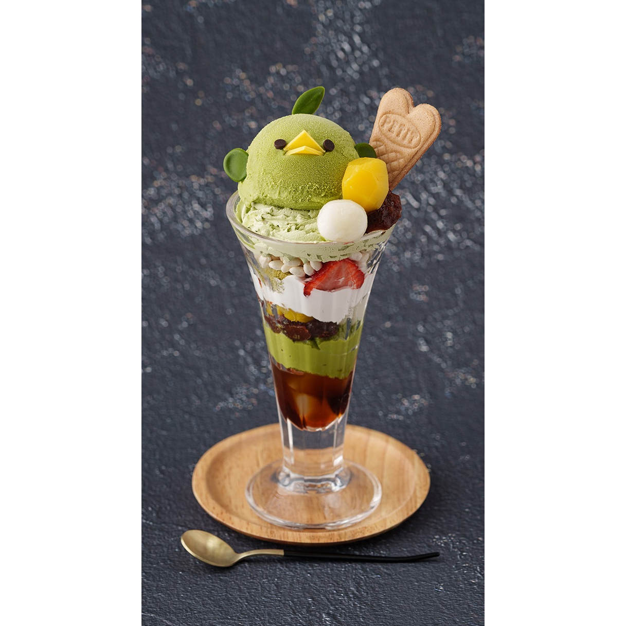 抹茶ぴよりんパフェ