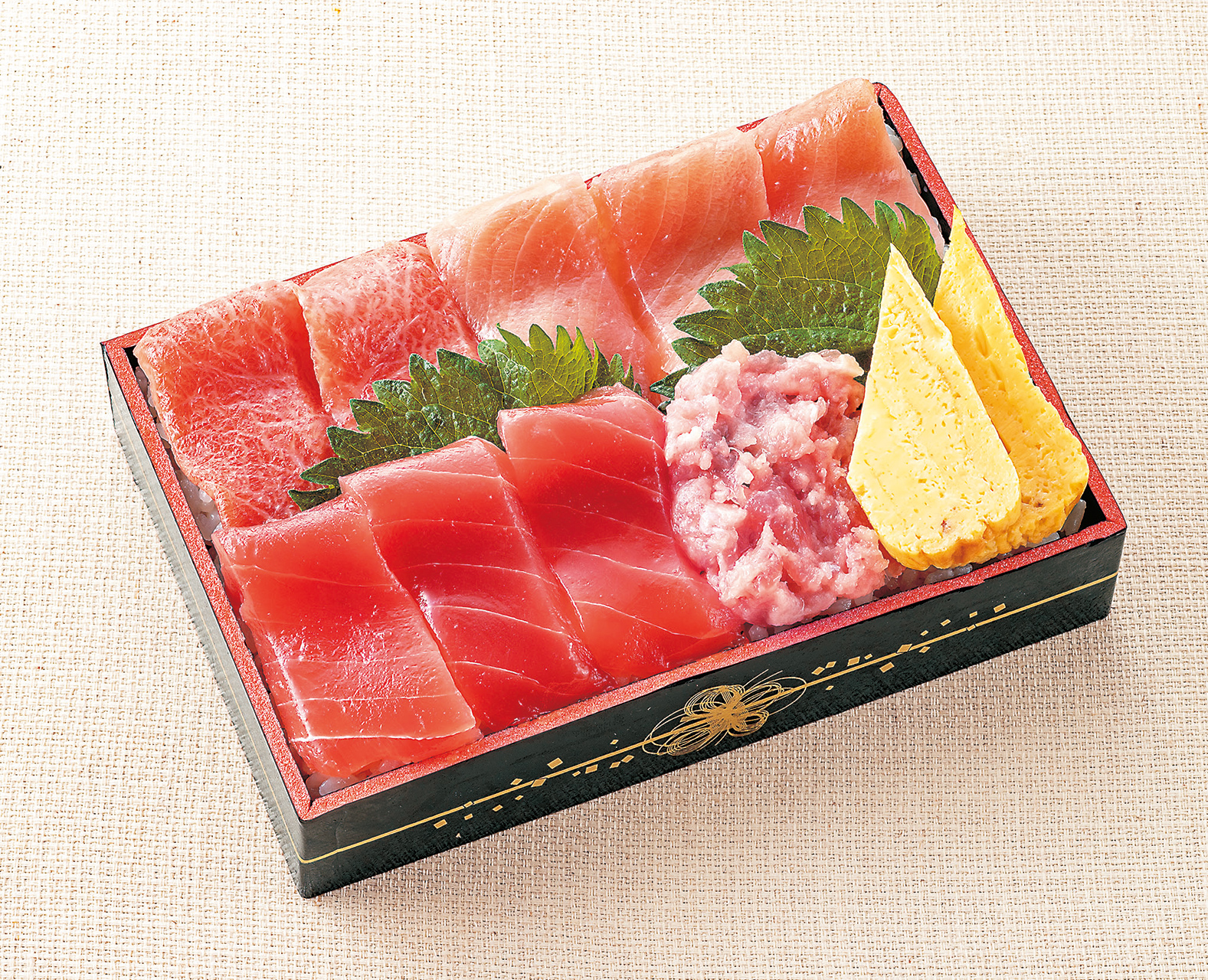 「贅沢本まぐろ重（酢飯）」（1706円）