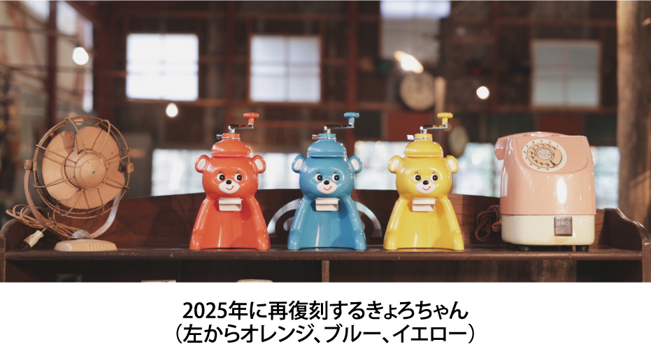 今回発売する“きょろちゃん”は3代目を復刻したもの