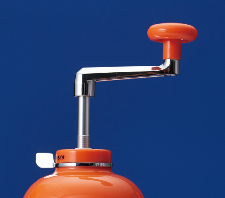 子供でも回しやすいハンドル