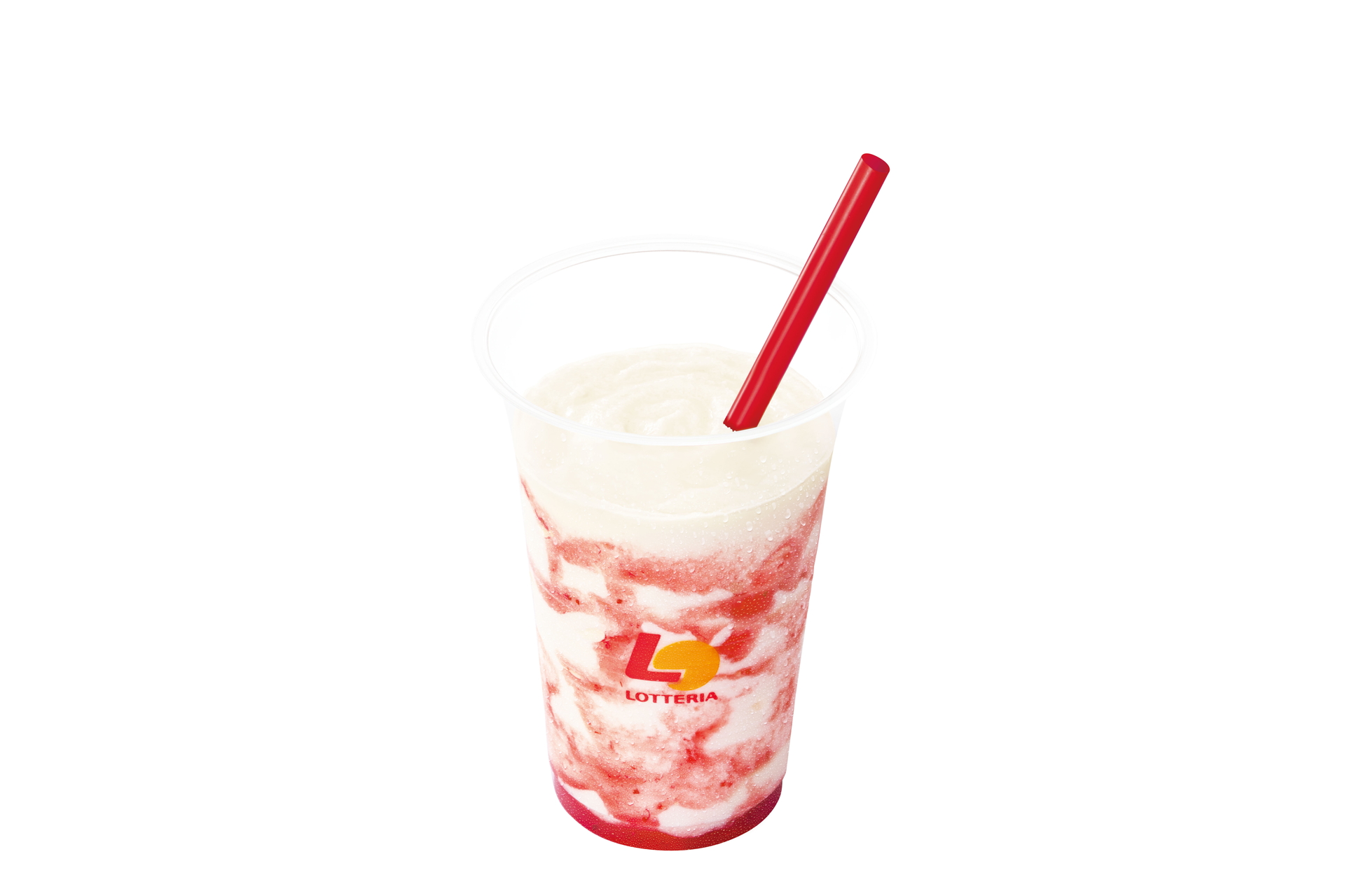 シェーキ いちご杏仁（350円）