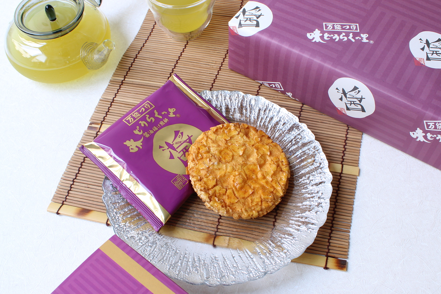 「味どうらくの里 醤油揚げせんべい」