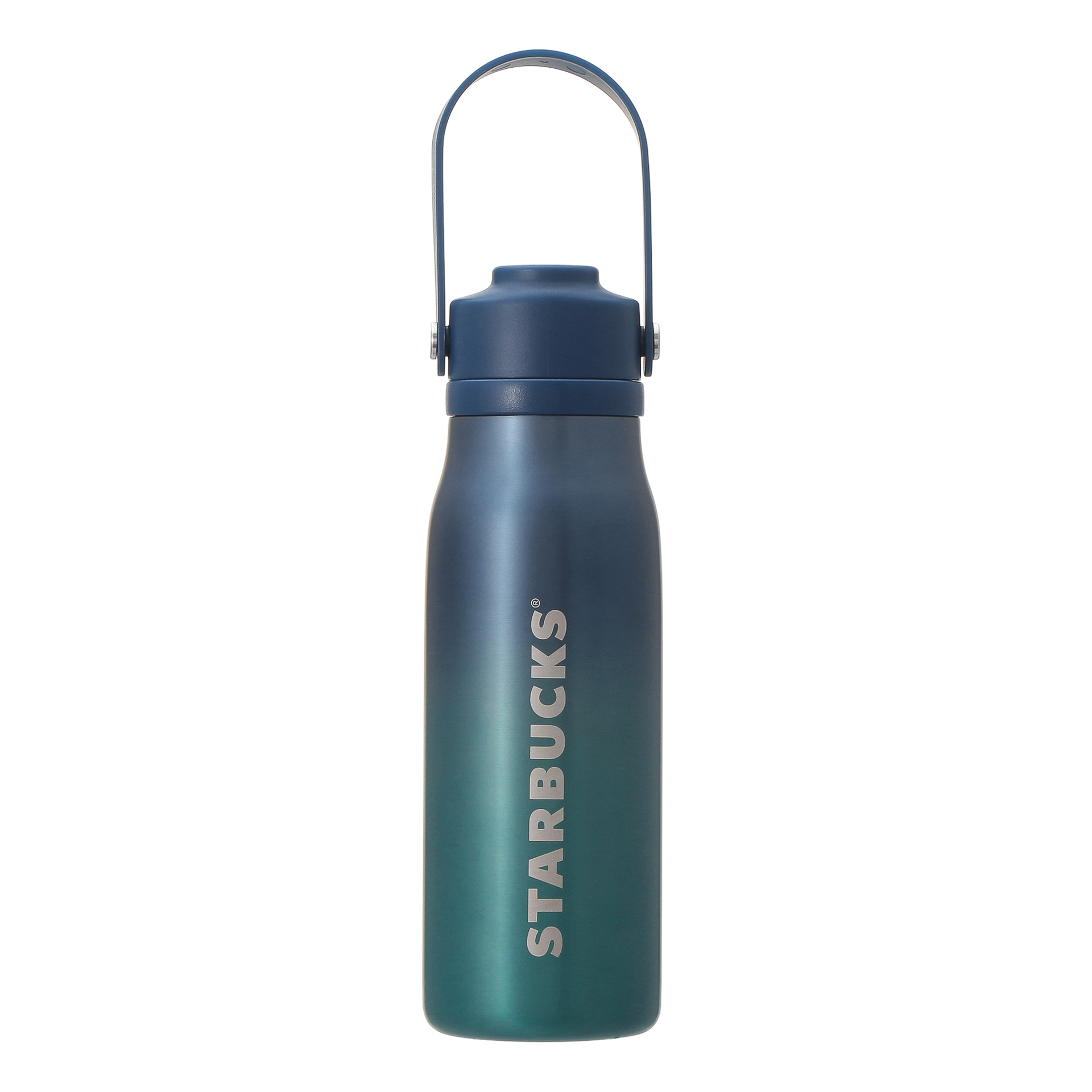 ハンドルリッドステンレスボトルデュアルブルーグラデーション 532ml