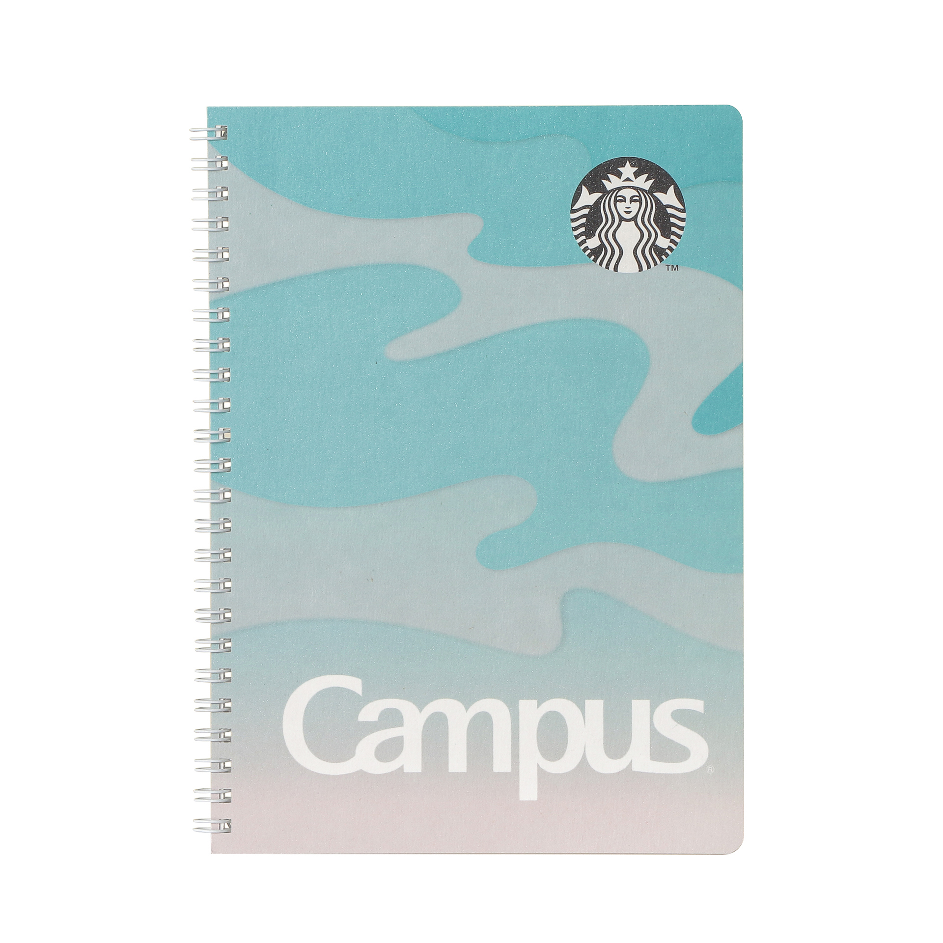 スターバックスキャンパスリングノート ターコイズ
