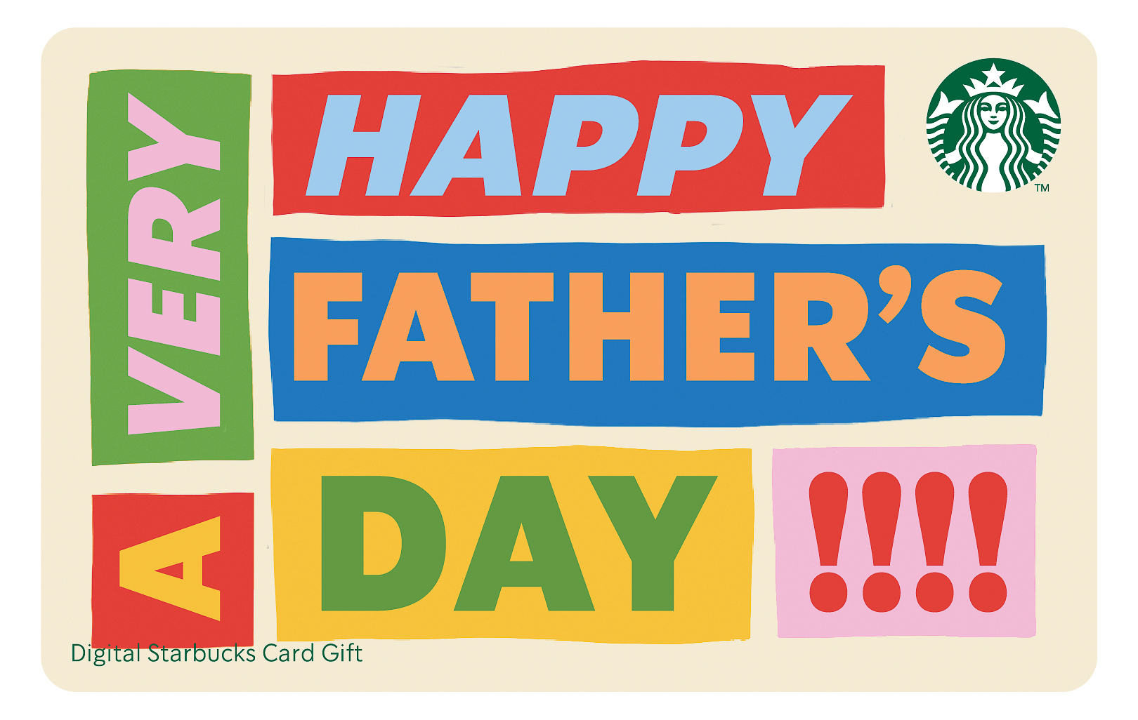 父の日におすすめのデジタル スターバックス カード ギフト